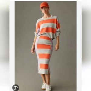 Anthropologie Daily Practice Glens Stripe. Top only- size XSmall